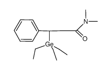 N,N-dimethyl-β-(triethylgermyl)hydrocinnamamide Structure