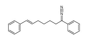 (E)-(7-diazohept-1-ene-1,7-diyl)dibenzene Structure