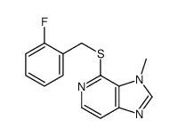 4-[(2-fluorophenyl)methylsulfanyl]-3-methylimidazo[4,5-c]pyridine结构式