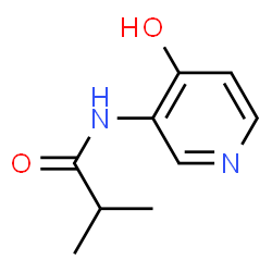 Propanamide,N-(4-hydroxy-3-pyridinyl)-2-methyl- Structure