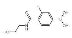 (3-Fluoro-4-((2-hydroxyethyl)carbamoyl)phenyl)boronic acid picture