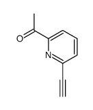 1-(6-乙炔基吡啶-2-基)乙酮结构式