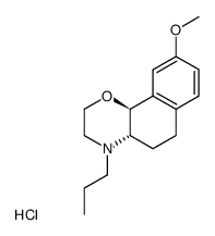 trans-N-n-propyl-9-methoxy-2,3,4a,5,6,10b-hexahydro-4H-naphth[1,2b][1,4]oxazine结构式