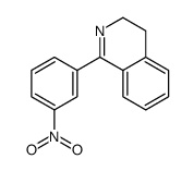 1-(3-nitrophenyl)-3,4-dihydroisoquinoline结构式