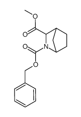 2-carbobenzyloxy-3-carbomethoxy-2-azabicyclo<2.2.1>heptane Structure