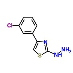 4-(3-CHLOROPHENYL)-2(3H)-THIAZOLONE HYDRAZONE structure