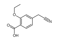 4-(cyanomethyl)-2-ethoxybenzoic acid结构式