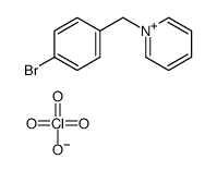 1-[(4-bromophenyl)methyl]pyridin-1-ium,perchlorate Structure