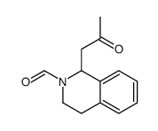 1-(2-oxopropyl)-3,4-dihydro-1H-isoquinoline-2-carbaldehyde结构式