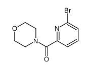 (6-bromopyridin-2-yl)-morpholin-4-ylmethanone Structure