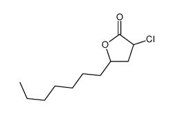 3-chloro-5-heptyloxolan-2-one结构式