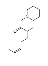 3,7-dimethyl-1-piperidin-1-yloct-6-en-2-one Structure