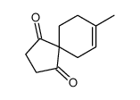 8-methylspiro[4.5]dec-8-ene-1,4-dione Structure
