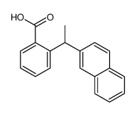 2-(1-naphthalen-2-ylethyl)benzoic acid结构式
