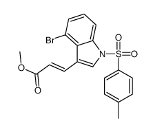 4-BROMO-3-(2-METHOXYCARBONYLETHENYL)-1-(4-METHYLPHENYLSULFONYL)INDOLE picture