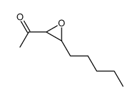 1-(3-pentyloxiran-2-yl)ethanone Structure