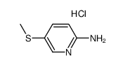 5-(methylthio)pyridin-2-amine hydrochloride结构式
