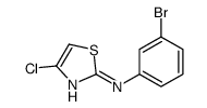 N-(3-bromophenyl)-4-chloro-1,3-thiazol-2-amine Structure
