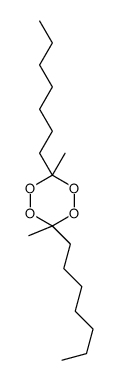 3,6-diheptyl-3,6-dimethyl-1,2,4,5-tetraoxane结构式