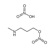 N-methyl-3-nitrooxypropylamine nitrate Structure