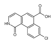 8-chloro-1-oxo-2H-benzo[h]isoquinoline-6-carboxylic acid结构式