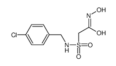 2-[(4-chlorophenyl)methylsulfamoyl]-N-hydroxyacetamide结构式