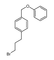 1-(3-bromopropyl)-4-(phenoxymethyl)benzene结构式