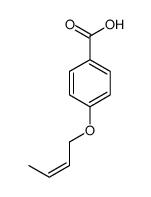 4-but-2-enoxybenzoic acid结构式