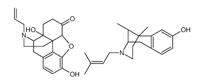 Pentazocine-naloxone mixt. Structure