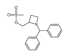 1-BENZHYDRYL-2-METHANESULFONYLOXYMETHYL-AZETIDINE结构式