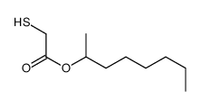 octan-2-yl 2-sulfanylacetate结构式