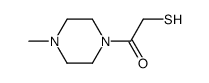 Piperazine, 1-(mercaptoacetyl)-4-methyl- (9CI) structure