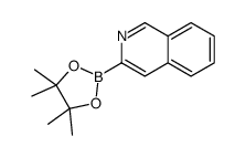 3-(4,4,5,5-tetramethyl-1,3,2-dioxaborolan-2-yl)isoquinoline Structure