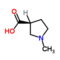 (S)-1-METHYLPYRROLIDINE-3-CARBOXYLIC ACID Structure
