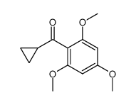 2,4,6-Trimethoxy-benzoyl-cyclopropan结构式