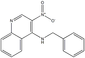 N-benzyl-3-nitroquinolin-4-amine Structure