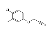 2-(4-chloro-3,5-dimethylphenoxy)acetonitrile Structure