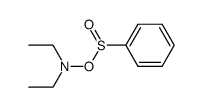 N,N-diethyl-O-(phenylsulfinyl)hydroxylamine Structure