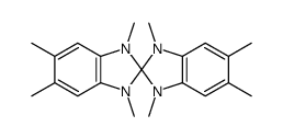 1,1',3,3',5,5',6,6'-octamethyl-2,2'-spirobi[benzimidazole]结构式
