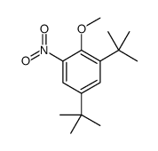 1,5-ditert-butyl-2-methoxy-3-nitrobenzene Structure
