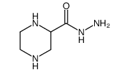 piperazine-2-carboxylic acid hydrazide结构式