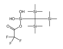 [dihydroxy-[tris(trimethylsilyl)methyl]silyl] 2,2,2-trifluoroacetate结构式
