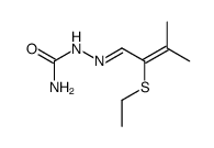 2-ethylsulfanyl-3-methyl-crotonaldehyde-semicarbazone结构式