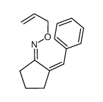 Z,Z-2-benzylidenecyclopentanone O-allyloxime结构式