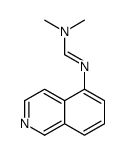 N'-isoquinolin-5-yl-N,N-dimethylmethanimidamide Structure