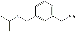 (3-(isopropoxymethyl)phenyl)methanamine Structure