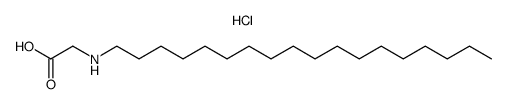 octadecyl glycine hydrochloride Structure