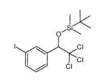 tert-butyldimethyl[2,2,2-trichloro-1-(3-iodophenyl)ethoxy]silane Structure