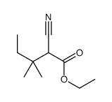 ethyl 2-cyano-3,3-dimethylpentanoate Structure