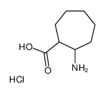 CIS-2-AMINO-CYCLOHEPTANECARBOXYLIC ACID HYDROCHLORIDE Structure